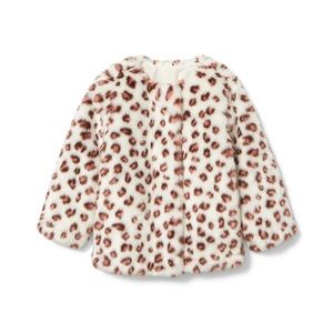 Janie and Jack Faux Fur Coat